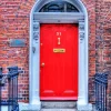 Brick Red Door Diamond Painting