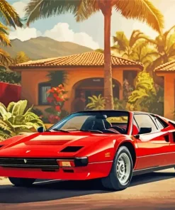 Ferrari 308 Car Diamond Painting