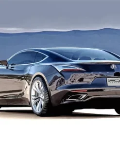 Black Buick Supercar Diamond Painting