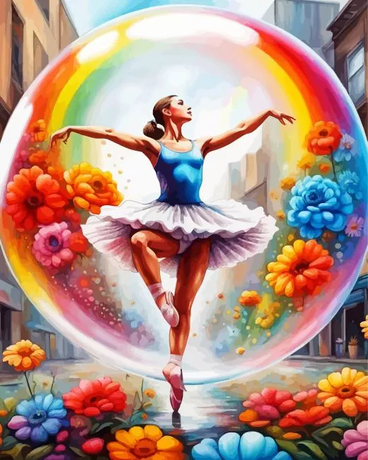 Bubble Ballerina Diamond Paintings Bubble Ballerina Diamond Painting