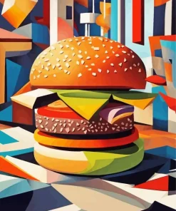 Burger Art Diamond Painting