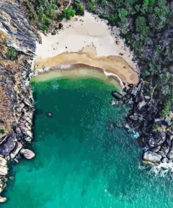 Butterfly Beach Goa Diamond Painting