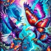 Butterfly Eagles Diamond Painting