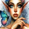 Butterfly Fairy Diamond Painting