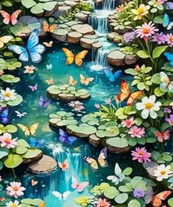 Butterfly Garden Diamond Painting
