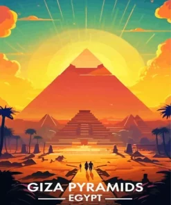 Cairo Giza Necropolis Diamond Painting