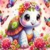 Cute Butterflies And Turtle Diamond Painting