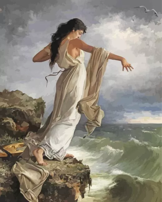 Death of Sappho by Miguel Carbonell Selva Diamond Paints Death Of Sappho By Miguel Carbonell Selva Diamond Painting