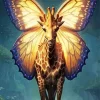 Fantasy Butterfly Giraffe Diamond Painting