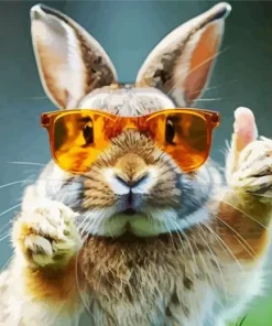 Funny Rabbit Diamond Painting