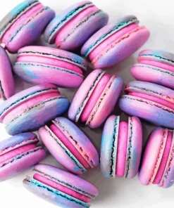 Galaxy Cake Batter Macarons Diamond Painting