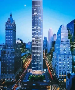 General Motors Building Art Diamond Painting