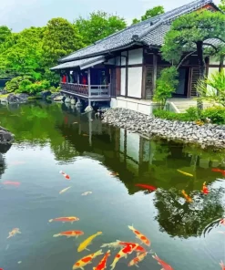 Kokoen Garden In Japan Diamond Painting