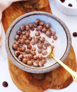 Milk And Cereal Diamond Painting