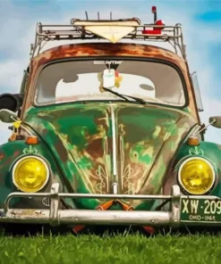 Old Bug Car Diamond Painting
