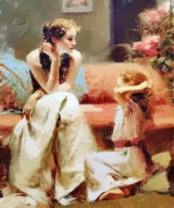 Thinking Of You Pino Daeni Diamond Painting