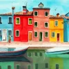 Venice Burano Island Diamond Painting