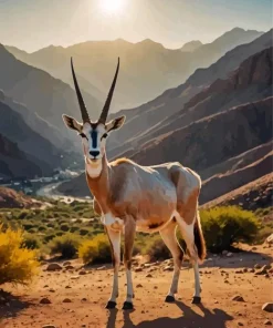 Wild Oryx Bull Diamond Painting