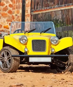 Yellow Buggy Diamond Painting
