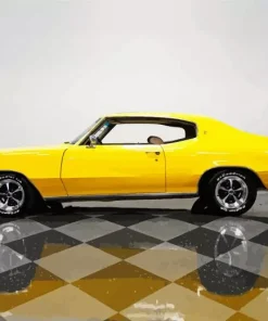 Yellow Buick Skylark Diamond Painting