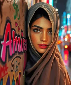 Arab Lady Diamond Painting