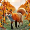 Autumn Fox Art Diamond Painting