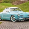 Blue Volkswagen Karmann Ghia Diamond Painting