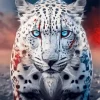 Blue Eyes Leopard Diamond Painting
