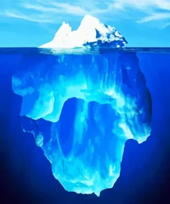 Blue Iceberg Diamond Painting