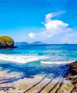 Blue Lagoon Beach Indonesia Diamond Painting
