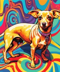 Brown Chiweenie Art Diamond Painting