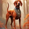 Brown Coonhound Dog Diamond Painting