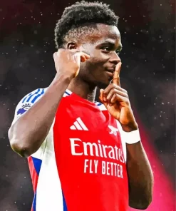 Bukayo Saka Arsenal Player Diamond Painting
