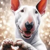 Bull Terrier Puppy Diamond Painting