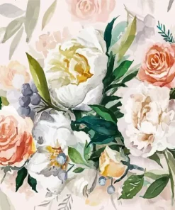 Cabbage Roses Diamond Painting