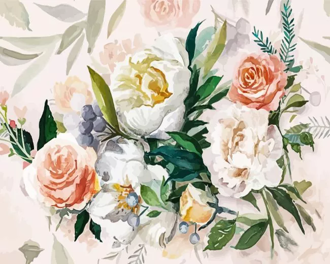 cabbage roses Diamond Paintings Cabbage Roses Diamond Painting