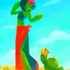 Cactus Girl Diamond Painting