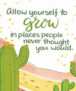 Cactus Quote Diamond Painting