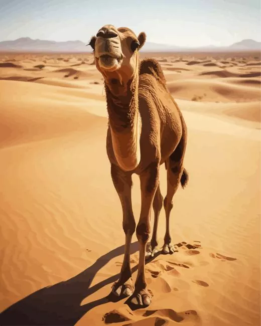 camel in desert Diamond Dotz Camel In Desert Diamond Painting