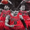Chicago Bulls Players Diamond Painting