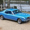 Classic Blue Ford Mustang Diamond Painting