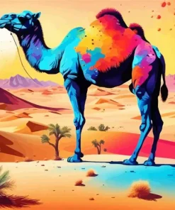 Colorful Camel Diamond Painting