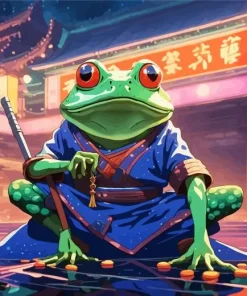 Cool Funky Frog Diamond Painting
