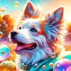 Cute Field Dog Diamond Painting