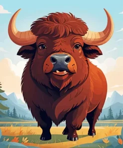 Easy Buffalo Diamond Painting