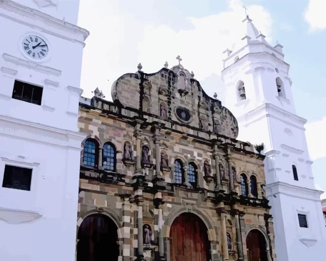 etropolitan cathedral panama Diamond Paintings Etropolitan Cathedral Panama Diamond Painting
