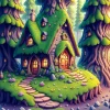 Fantasy Cabin Diamond Painting