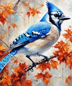 Florida Blue Jay Diamond Painting