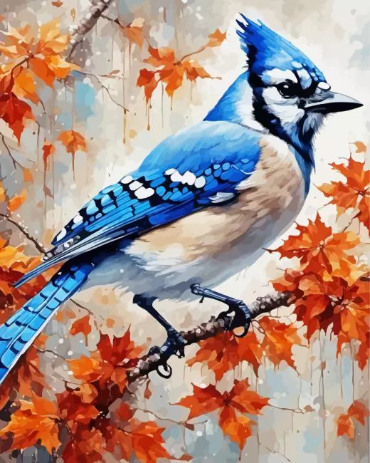 florida blue jay Diamond Painst Florida Blue Jay Diamond Painting