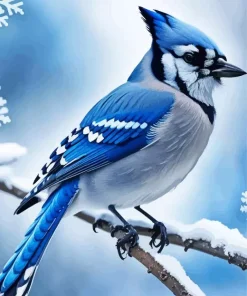 Florida Blue Jay Art Diamond Painting